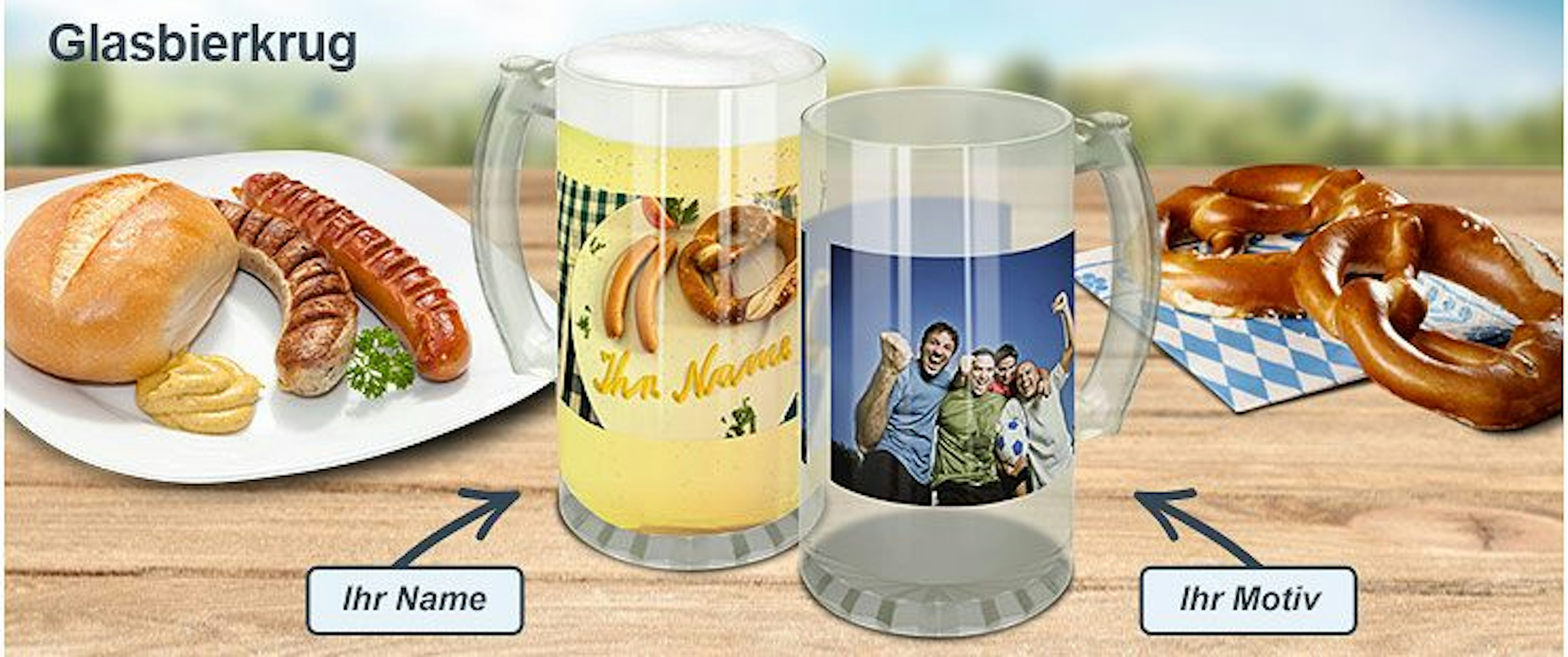 Bierkrüge bedrucken | Bierkrug gestalten | PrintPlanet