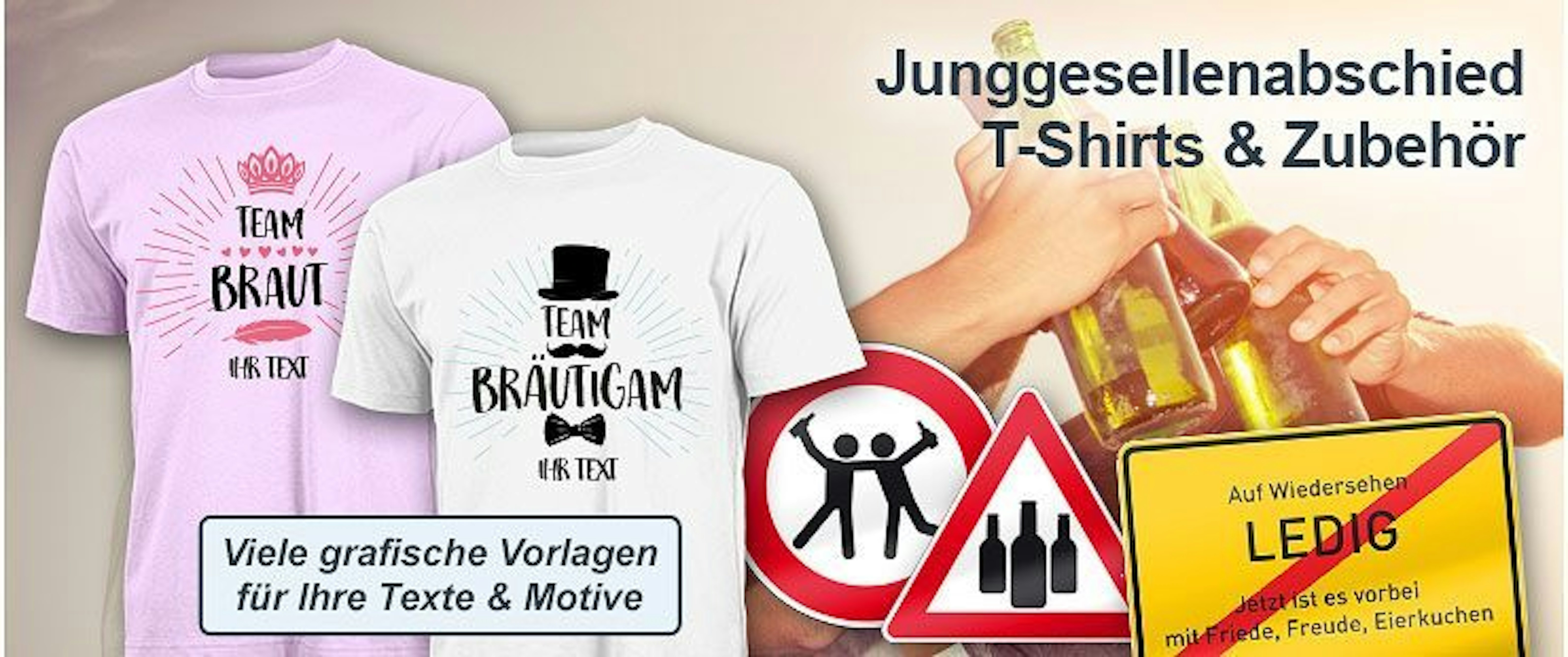 Junggesellenabschied TShirts bedrucken