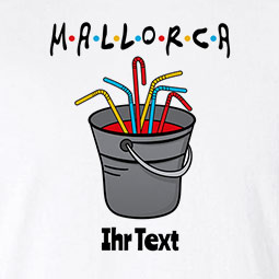 Mallorca T-Shirt mit Design-Vorlage zum Selbstgestalten