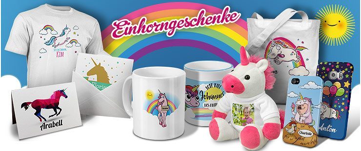 Individuelle Einhorngeschenke
