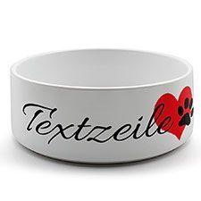 Katzennapf mit Design-Vorlage zum Selbstgestalten