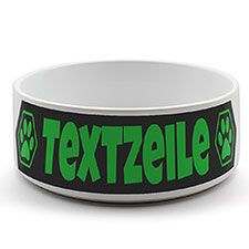Katzennapf mit Design-Vorlage zum Selbstgestalten