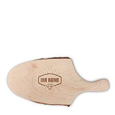 Servierbrett mit Rinde