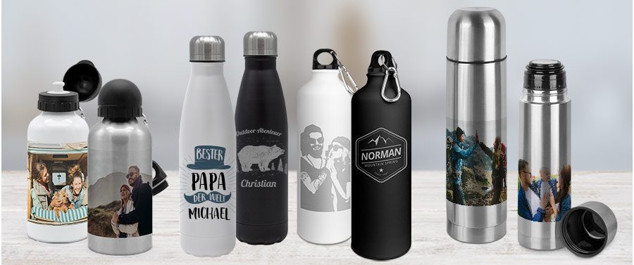 Personalisierte Edelstahl-Isolierflasche 500ml Mit Gravur – Heiß & Kalt Bis Zu 24h – Perfekt Als Geschenk!