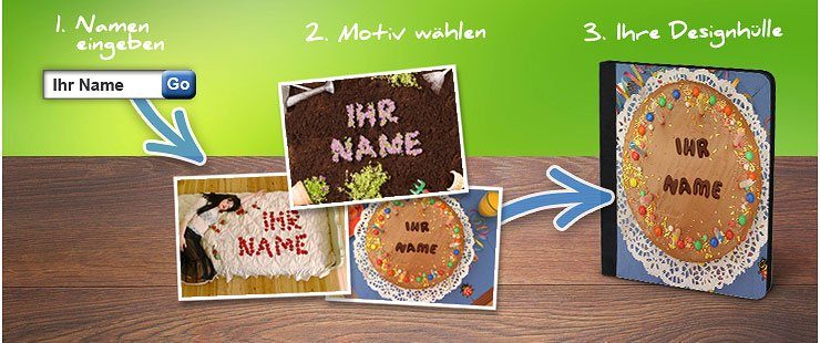 MagicName: Ihr Wunsch-Name auf der iPad 4 Hülle