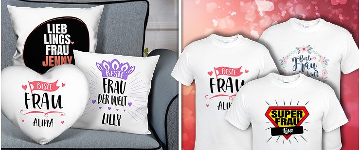 T-Shirt und Textilien