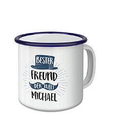 Emaille-Tasse