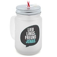 Trinkglas mit Deckel