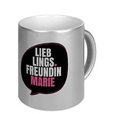 Kaffeebecher Silber