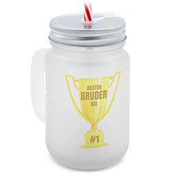 Trinkglas mit Deckel