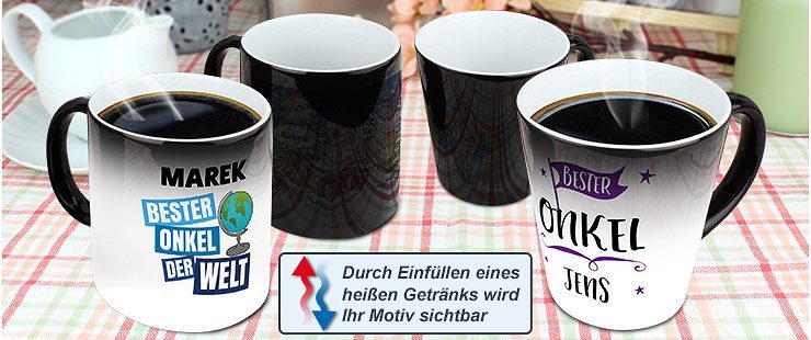 Zaubertasse individuell gestalten