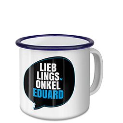 Emaille-Tasse