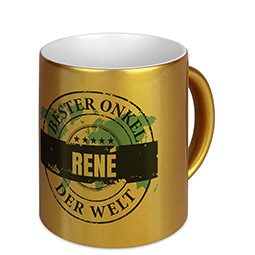 Kaffeebecher Gold