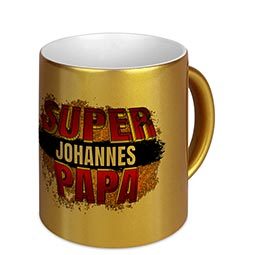 Kaffeebecher Gold