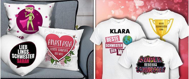 T-Shirt und Textilien mit Beste Schwester-Designs