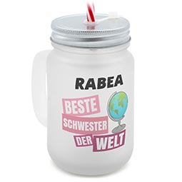 Trinkglas mit Deckel