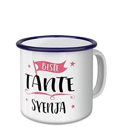 Emaille-Tasse