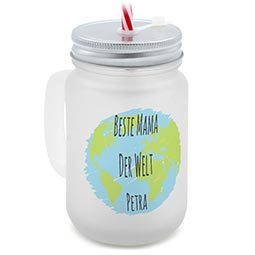 Trinkglas mit Deckel