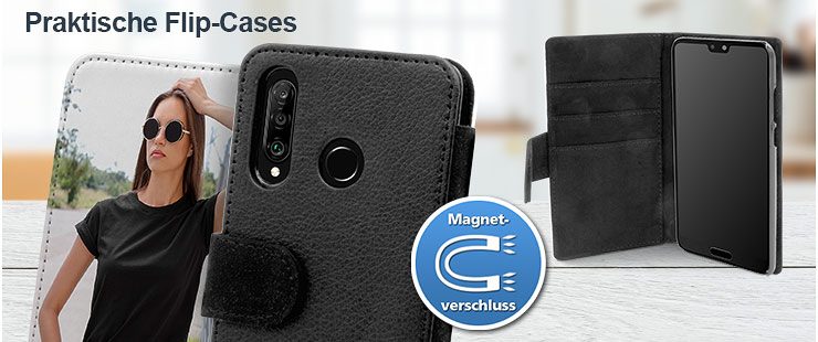 Huawei p30 lite flip case 2025 selbst gestalten