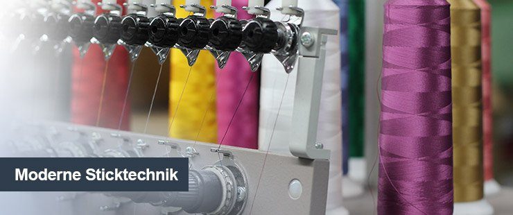Moderne Sticktechnik