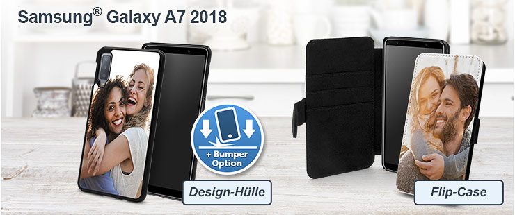 Rose Gold HoneyCase für Handyhülle Samsung Galaxy A7 2018 Hülle Premium Leder Flip Schutzhülle für Samsung Galaxy A7 2018 Tasche