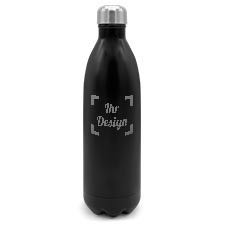 Thermosflasche gravieren (Schwarz/1000 ml)