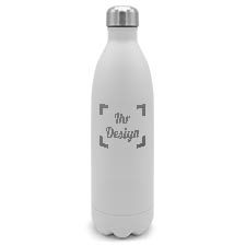 Thermo-Trinkflasche gravieren (Weiß/1000 ml)