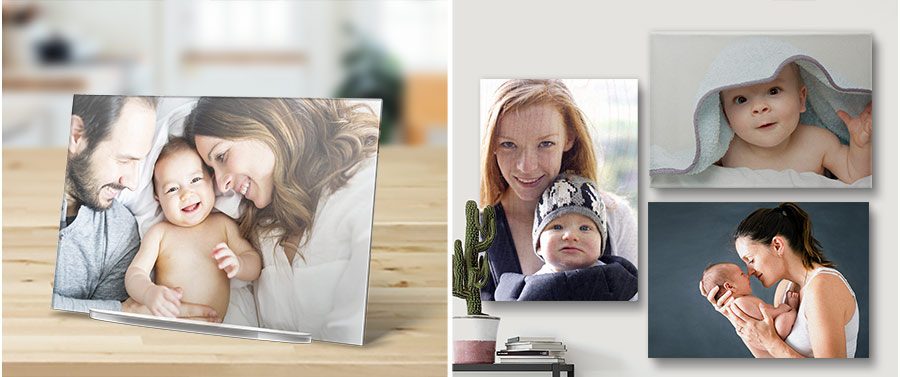 Fotoaufsteller und Wandbilder