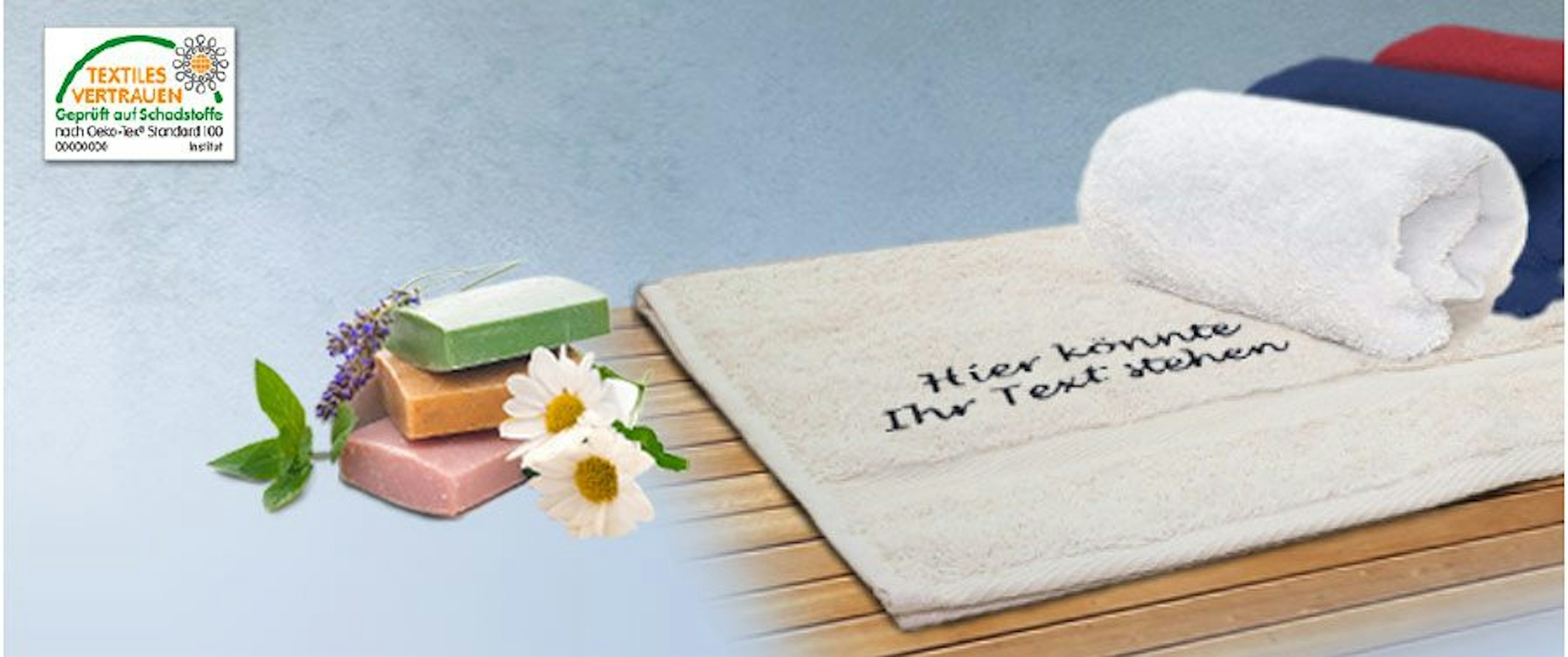 Handtücher mit Namen besticken