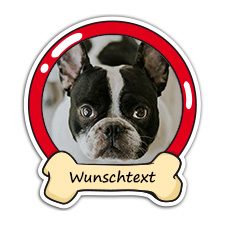 Hundeaufkleber "Knochen"