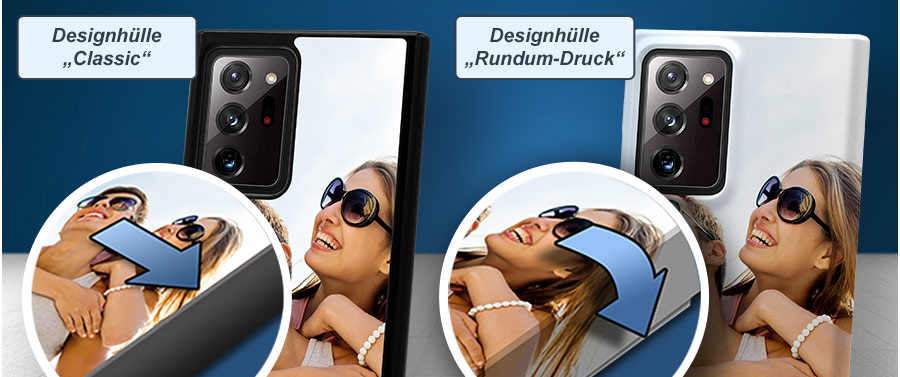 Mit bedruckten Rändern