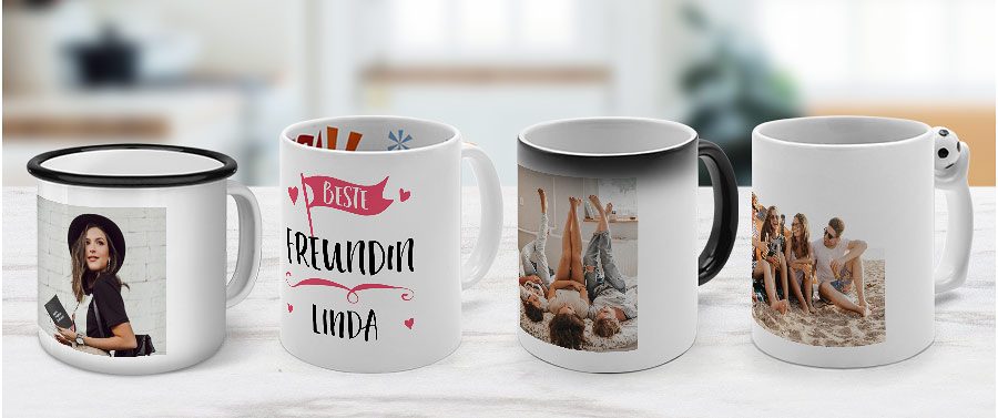 Personalisierte Fototassen