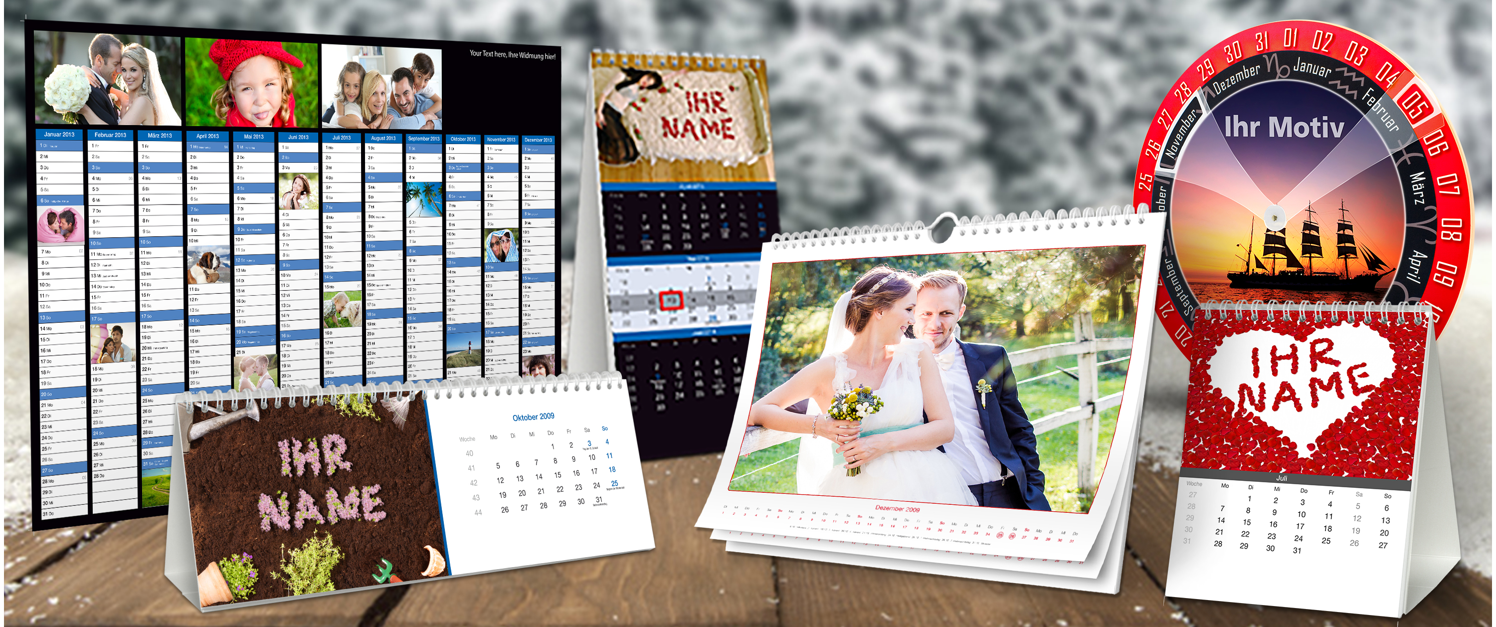 Fotogeschenke zum Nikolaus: Kalender drucken lassen