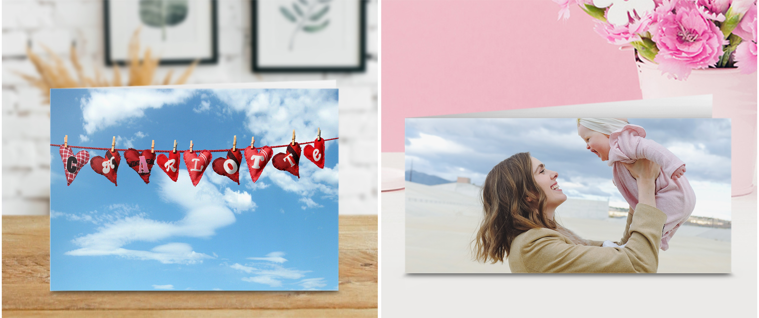 Wunderschöne Klappkarten zum Muttertag