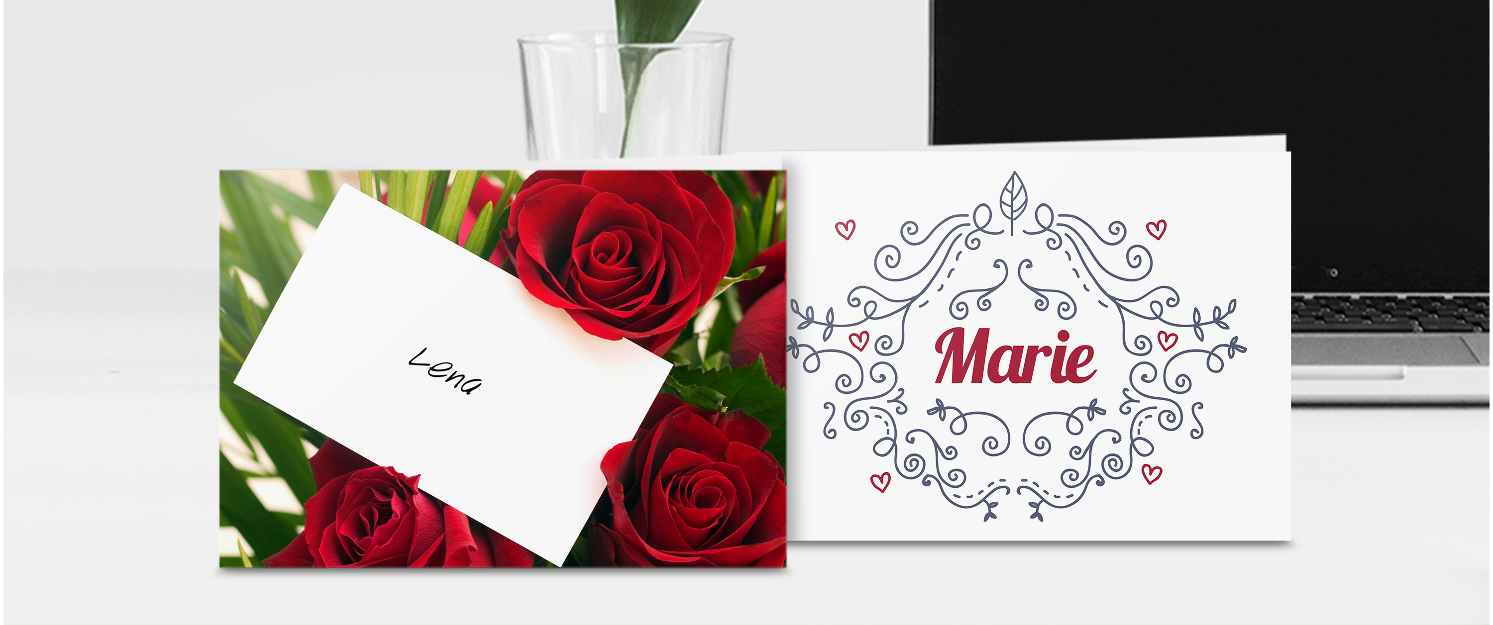 Muttertagskarten mit Wunsch-Namen 