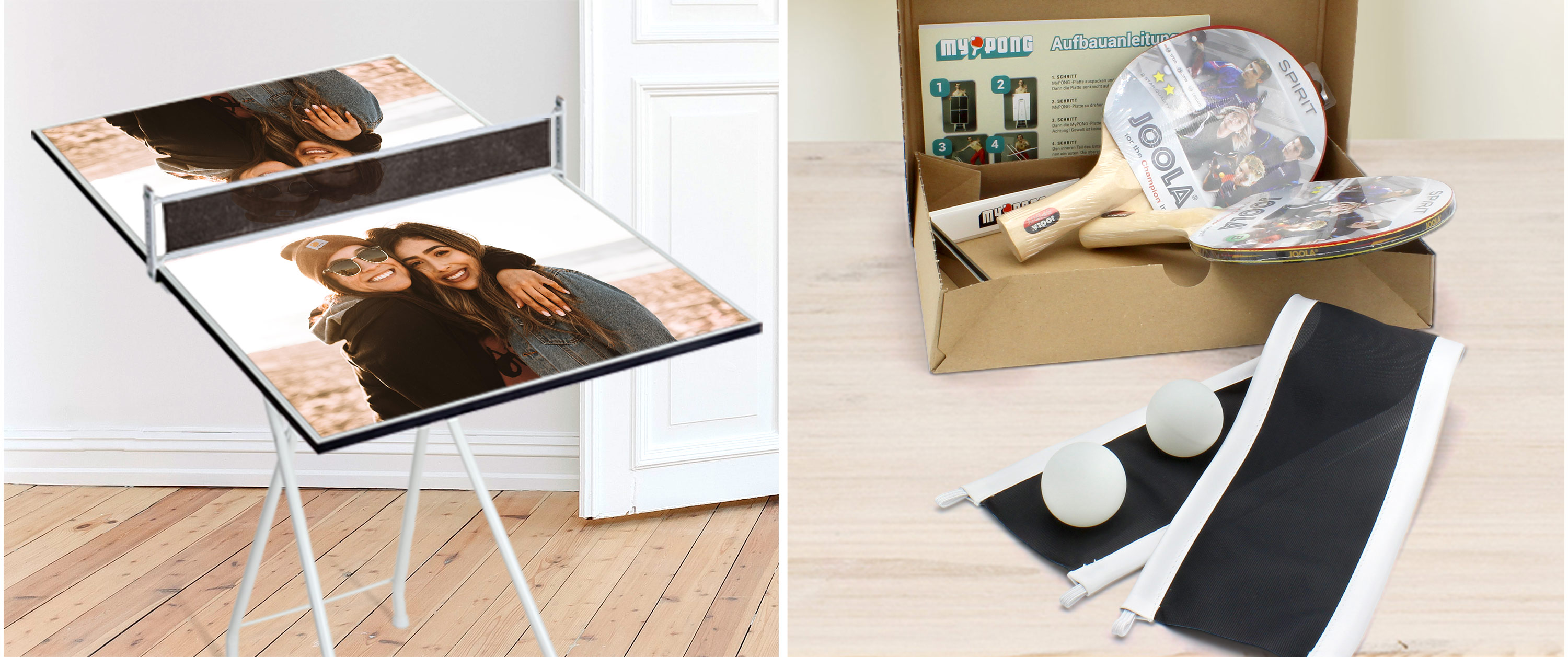 MyPONG – Mini-Tischtennisplatte mit Motiv bedrucken