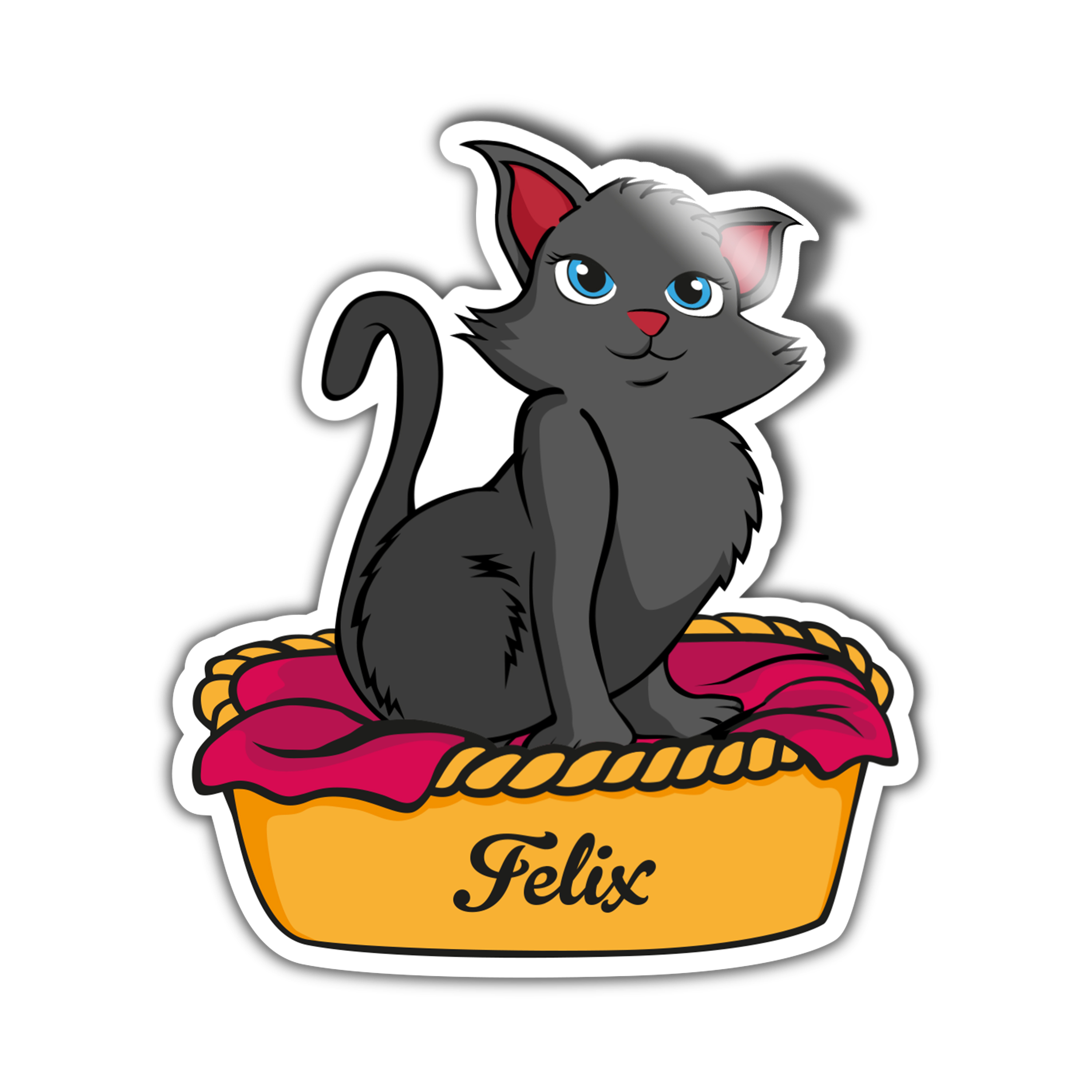 Katzenaufkleber