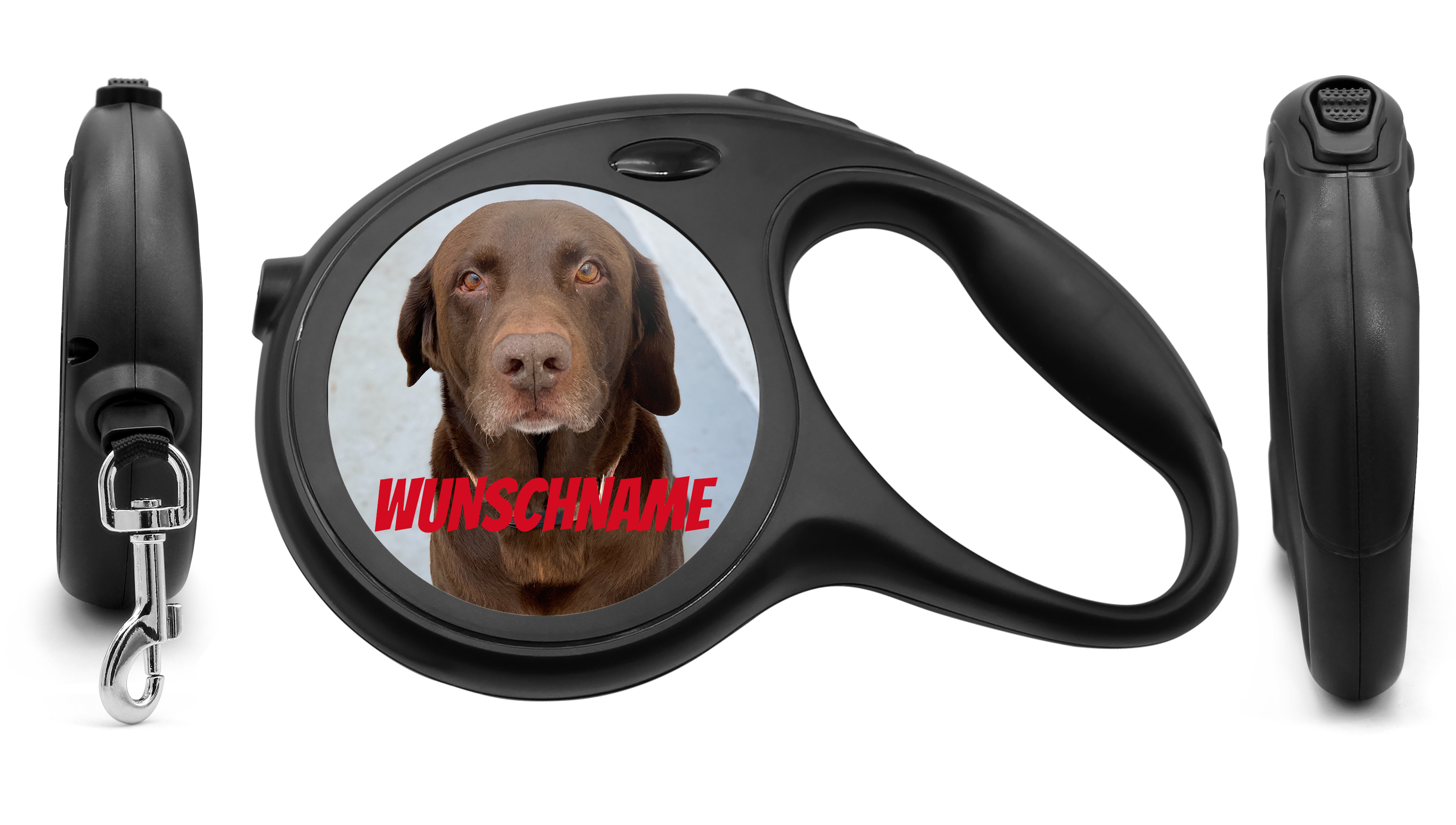 Mit Foto und Wunsch-Namen gestalten