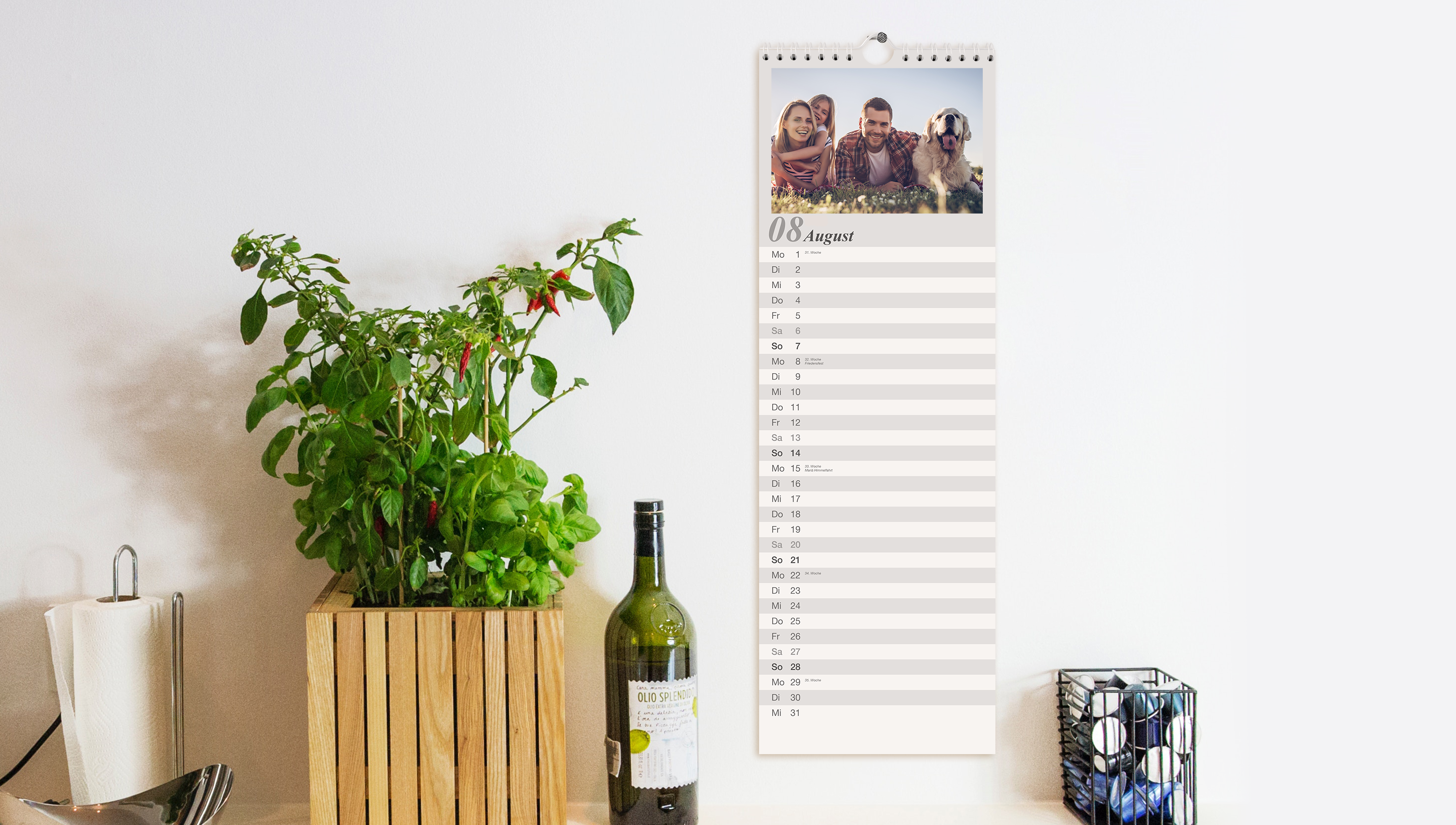 Fotokalender drucken: Individuellen Fotokalender selbst gestalten