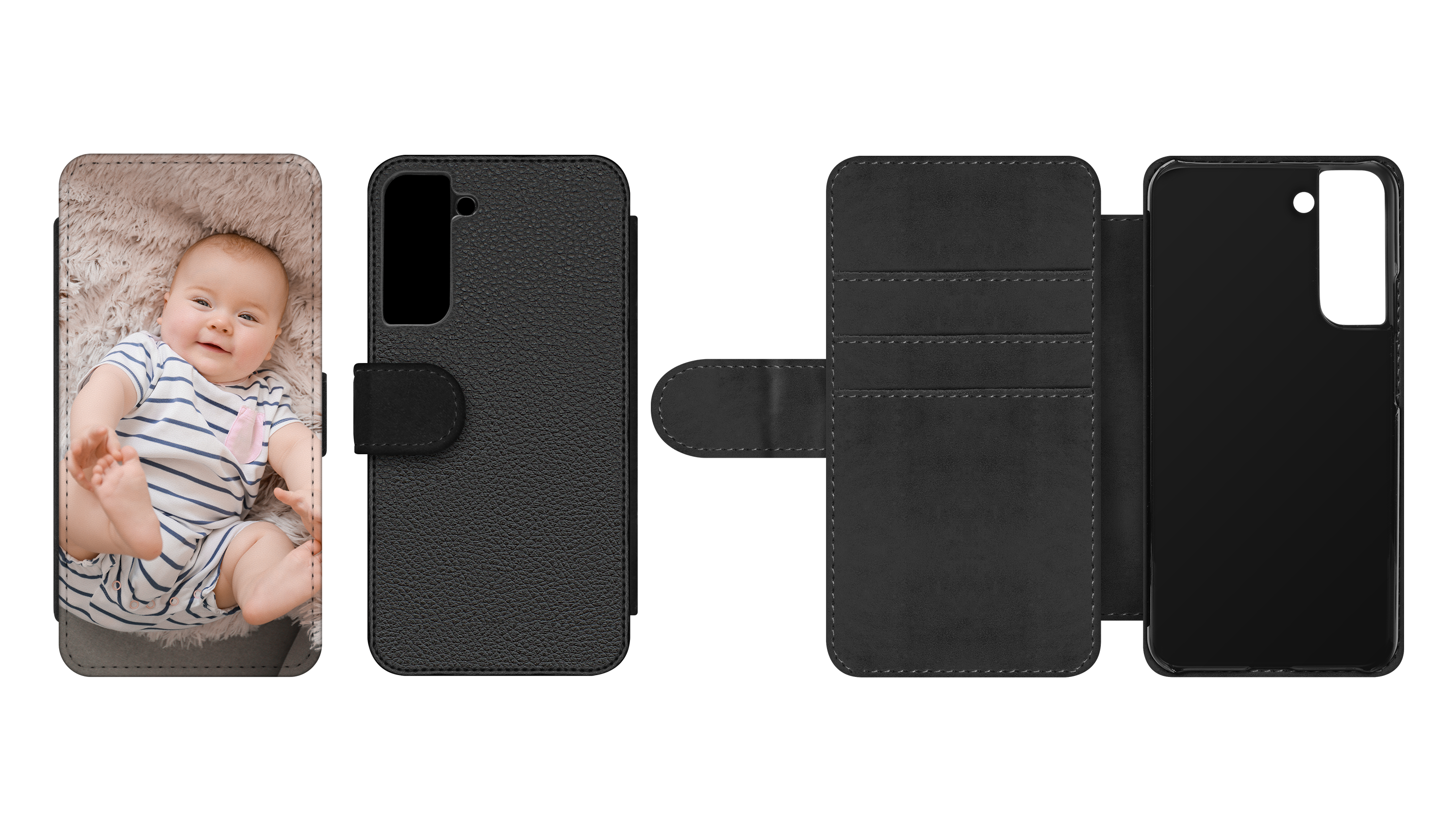 Die stylische Handytasche: Samsung Galaxy S22+ Flipcase bedrucken