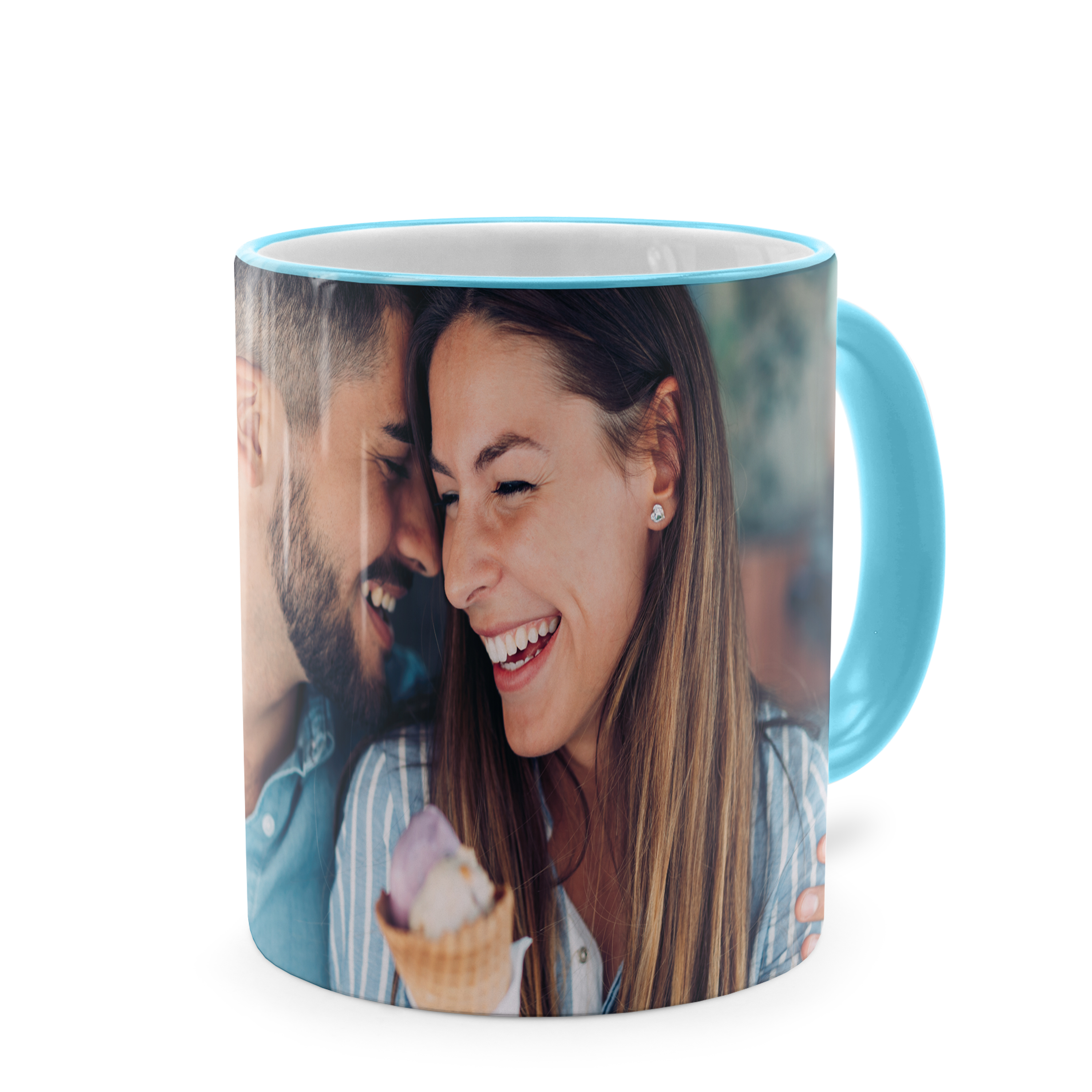 Panoramatasse Hellblau