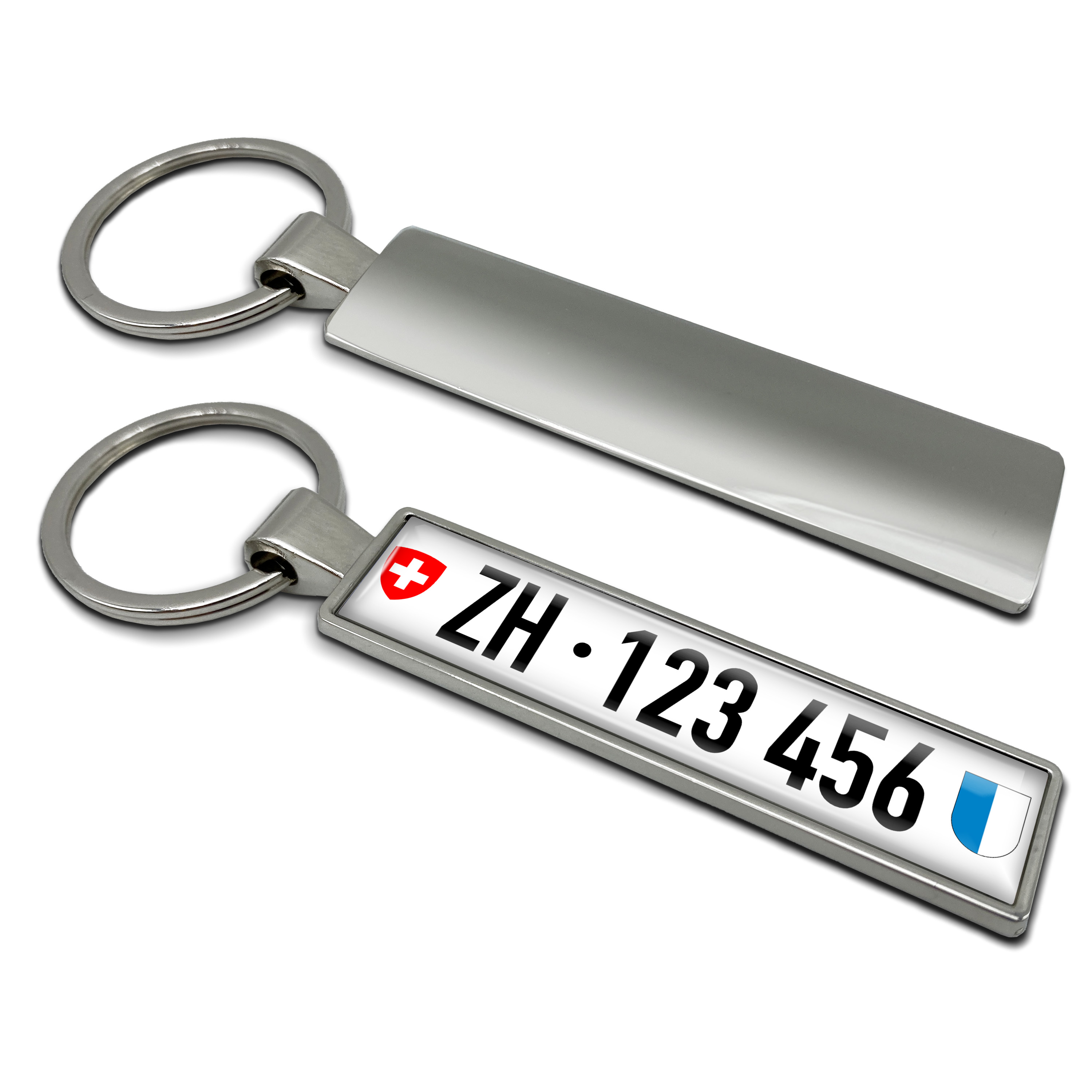 ☆ KFZ Kennzeichen Schlüsselanhänger Mini Nummernschild Anhänger Individuell  Auto