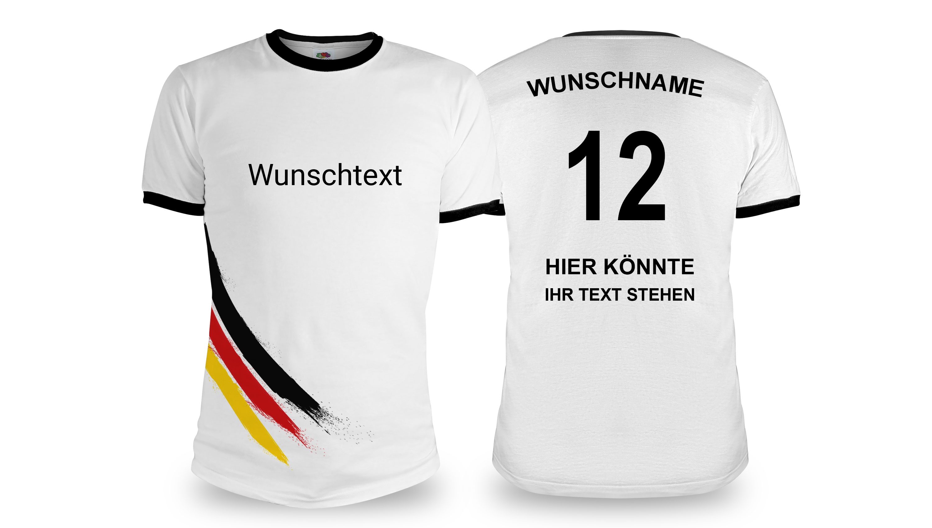 Personalisiertes Deutschland-Fussballshirt bedrucken - das Geschenk zur EM 2024