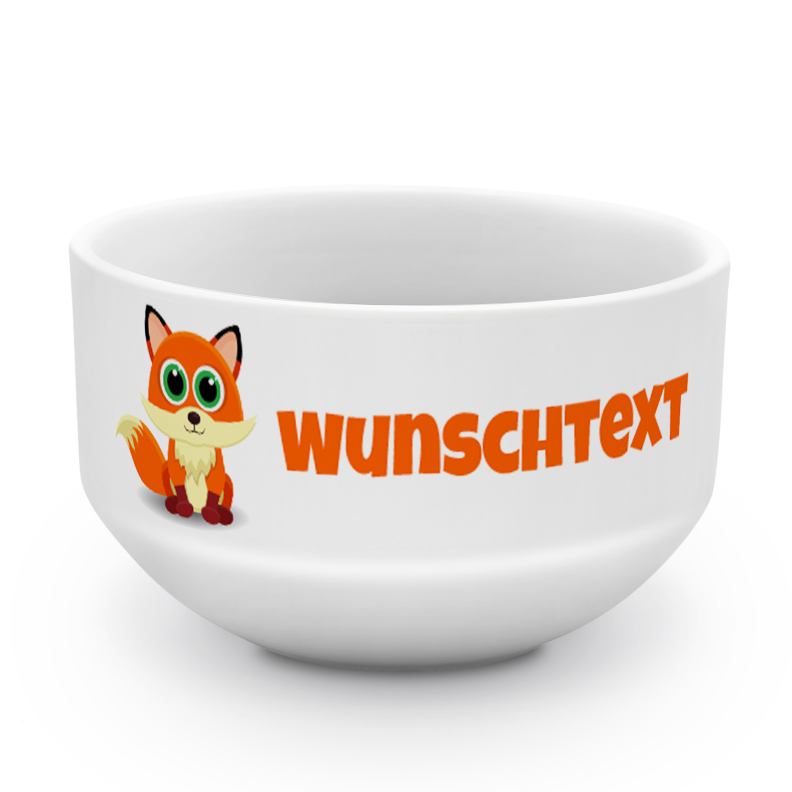 Müslischale mit Design-Vorlage "Fuchs"