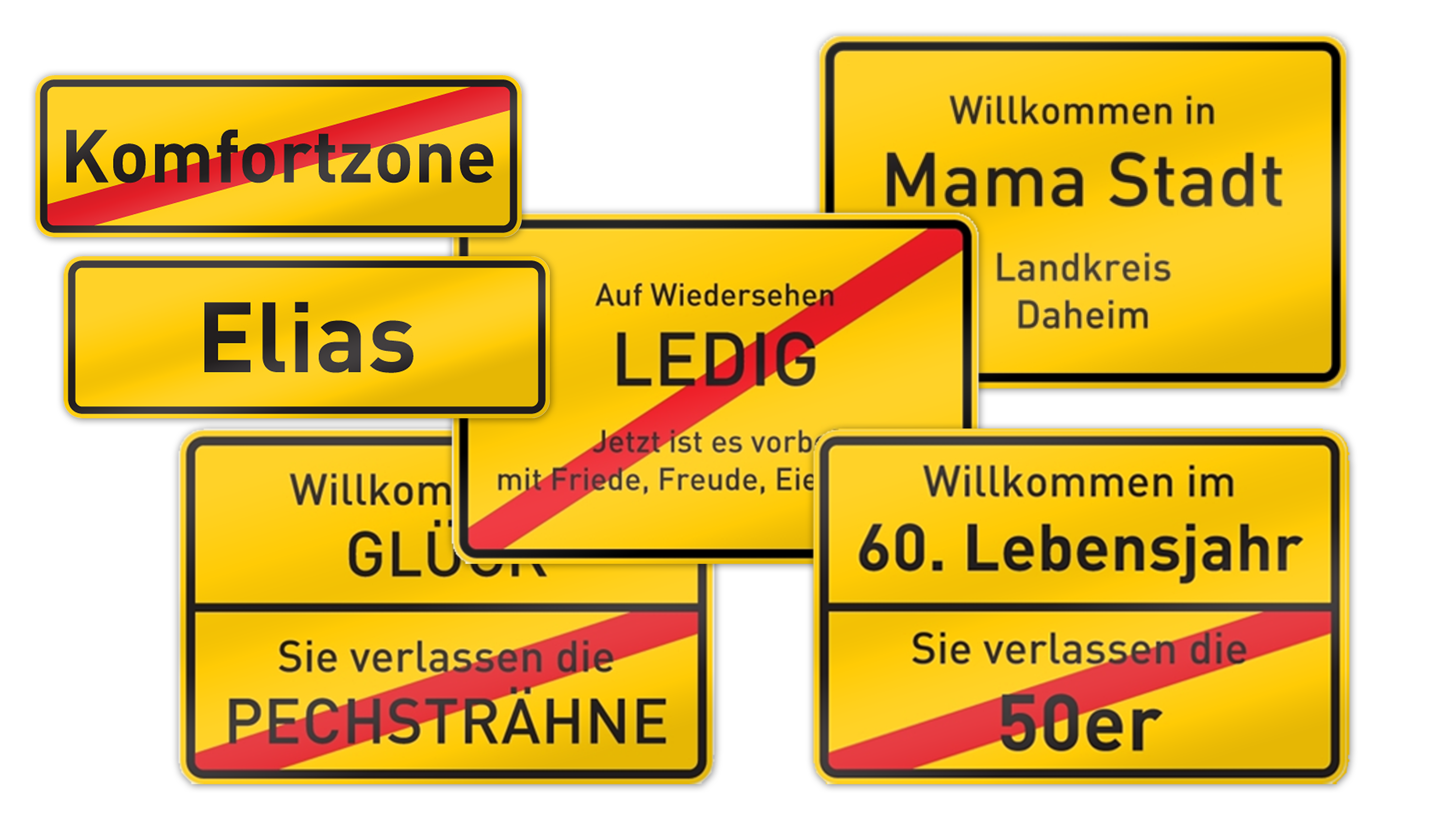 Straßenschilder selbst gestalten