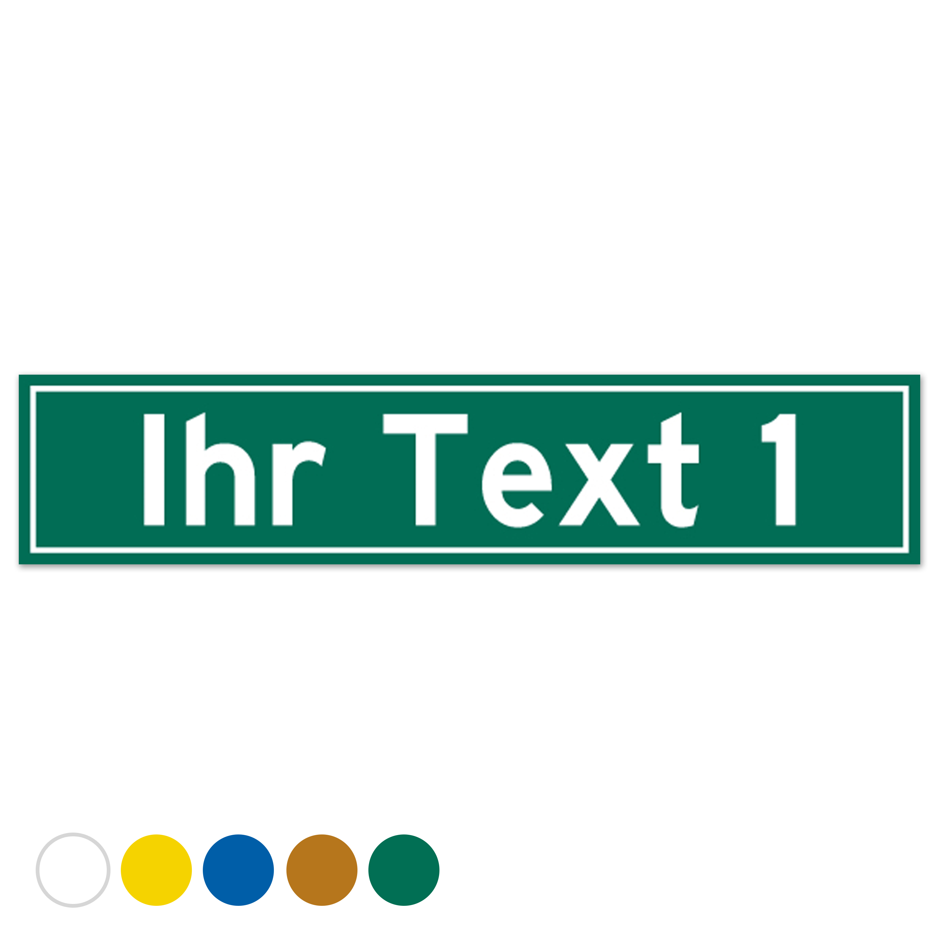 Straßenschilder & Ortsschilder gestalten | PrintPlanet