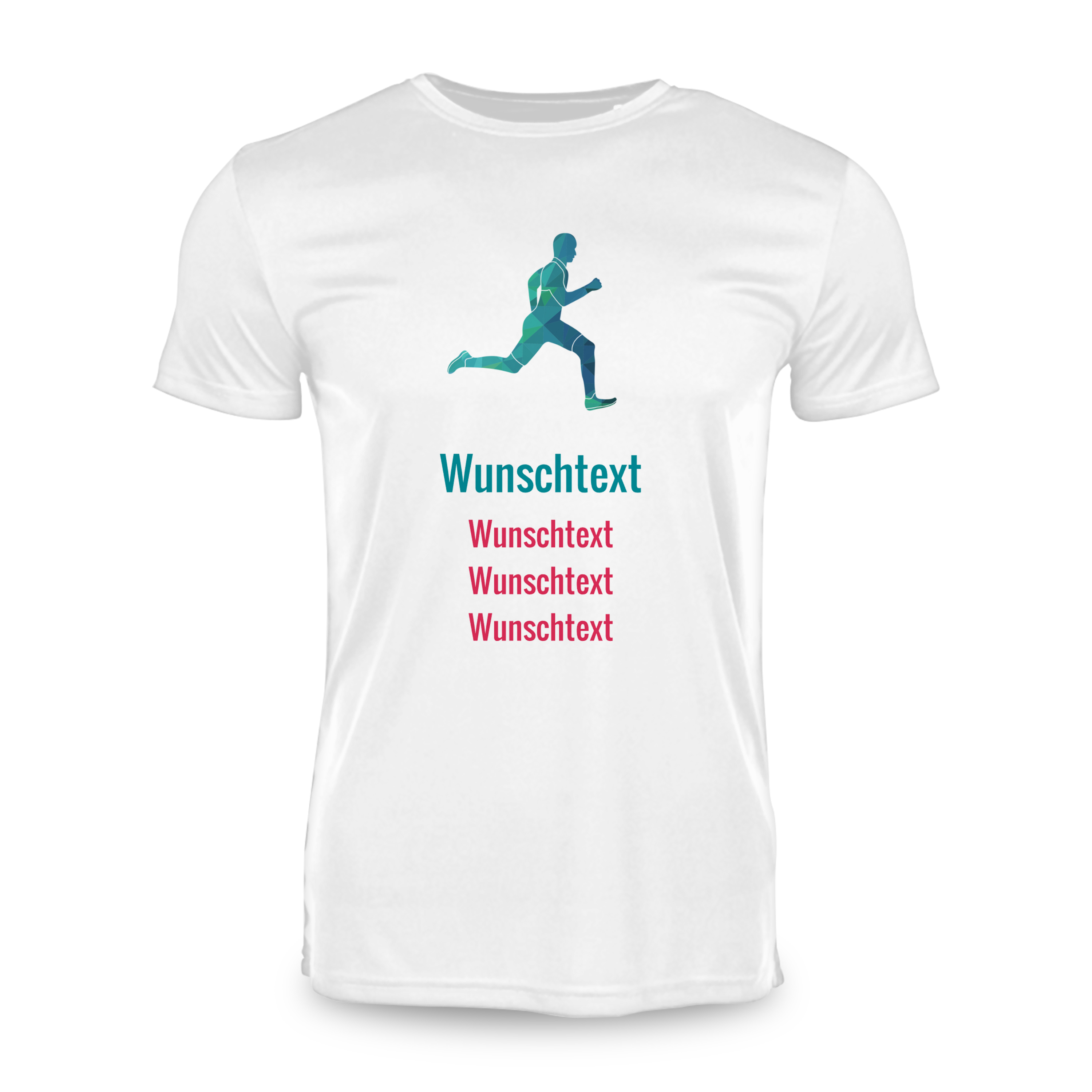Laufshirt mit Design-Vorlage zum Selbstgestalten
