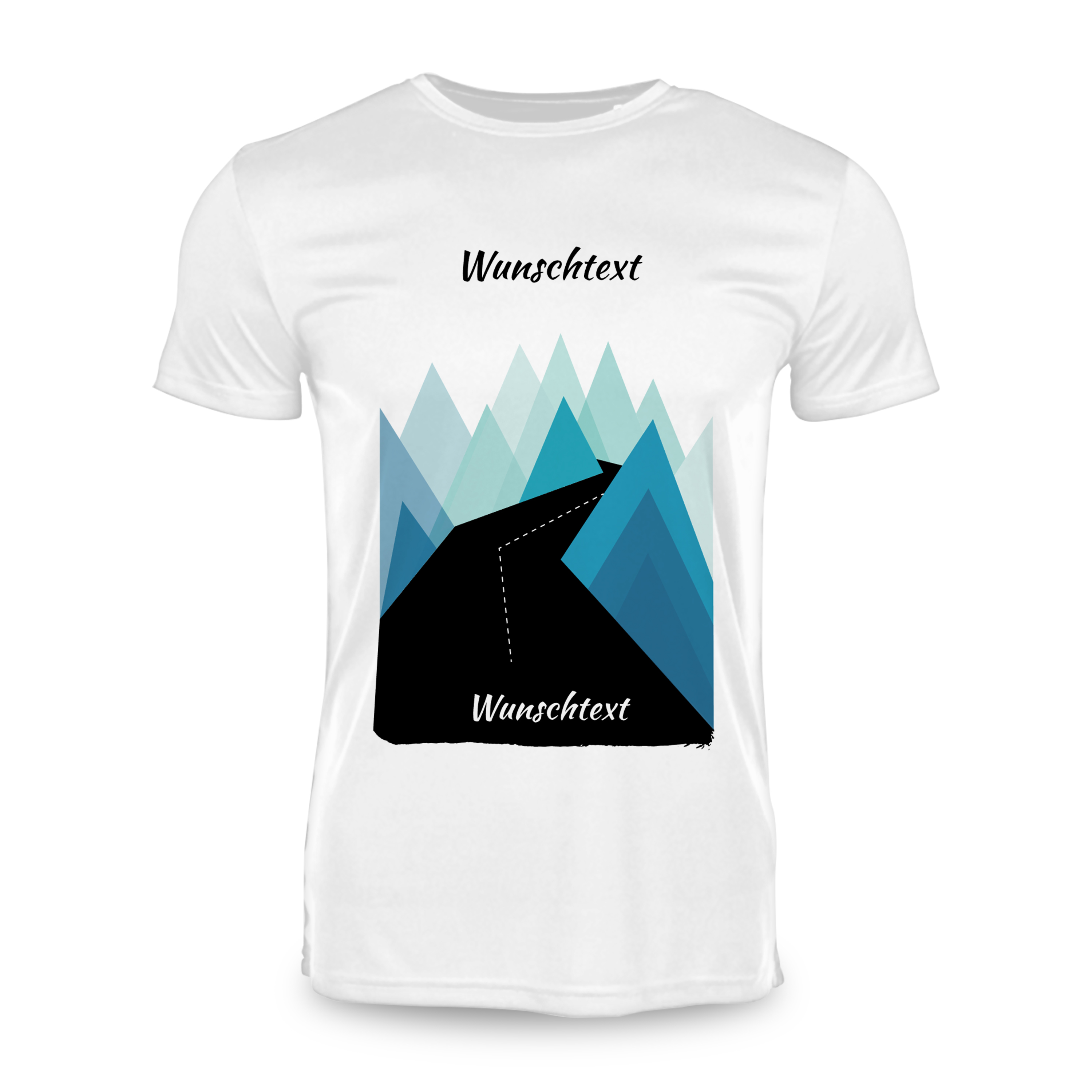 Laufshirt mit Design-Vorlage zum Selbstgestalten