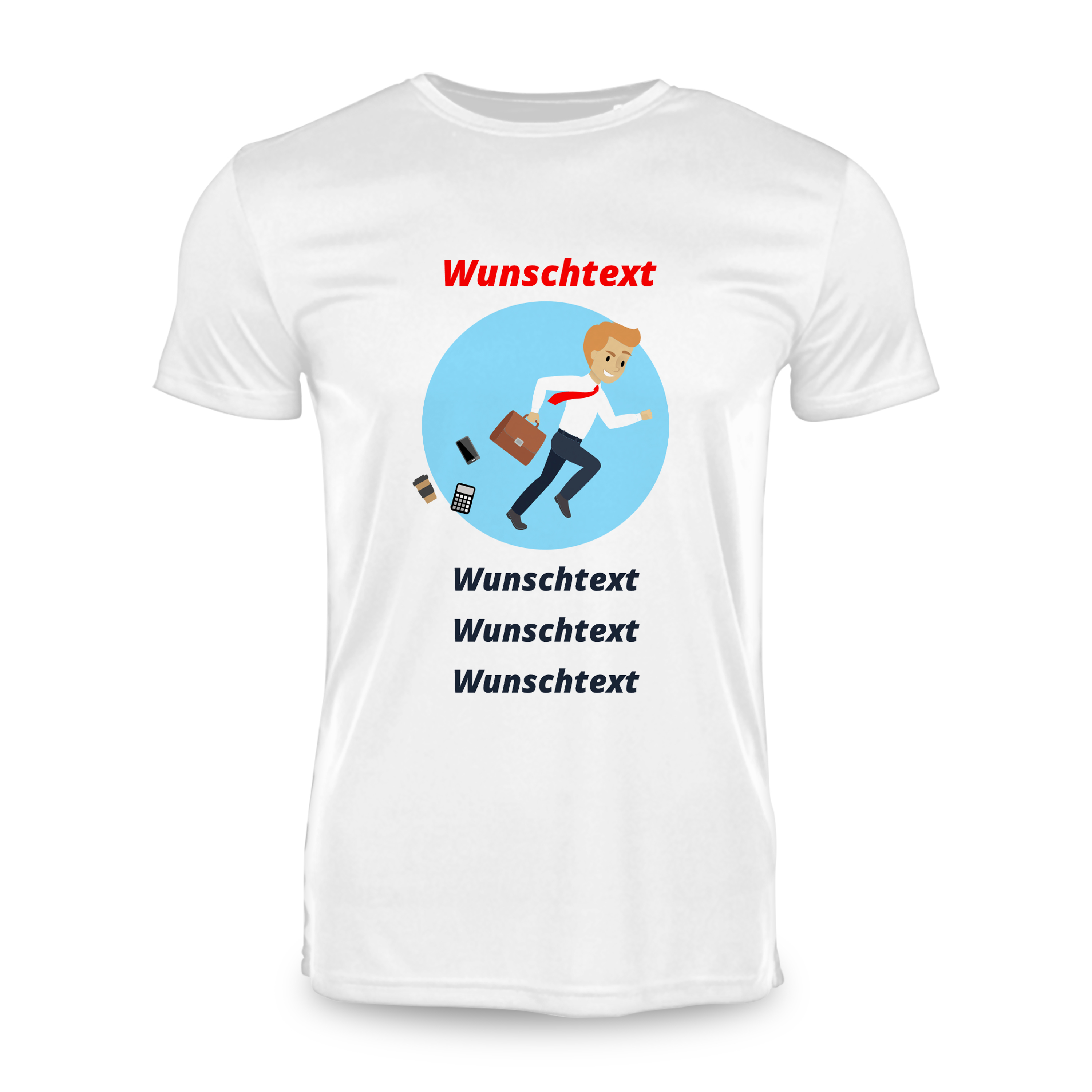 Laufshirt mit Design-Vorlage zum Selbstgestalten