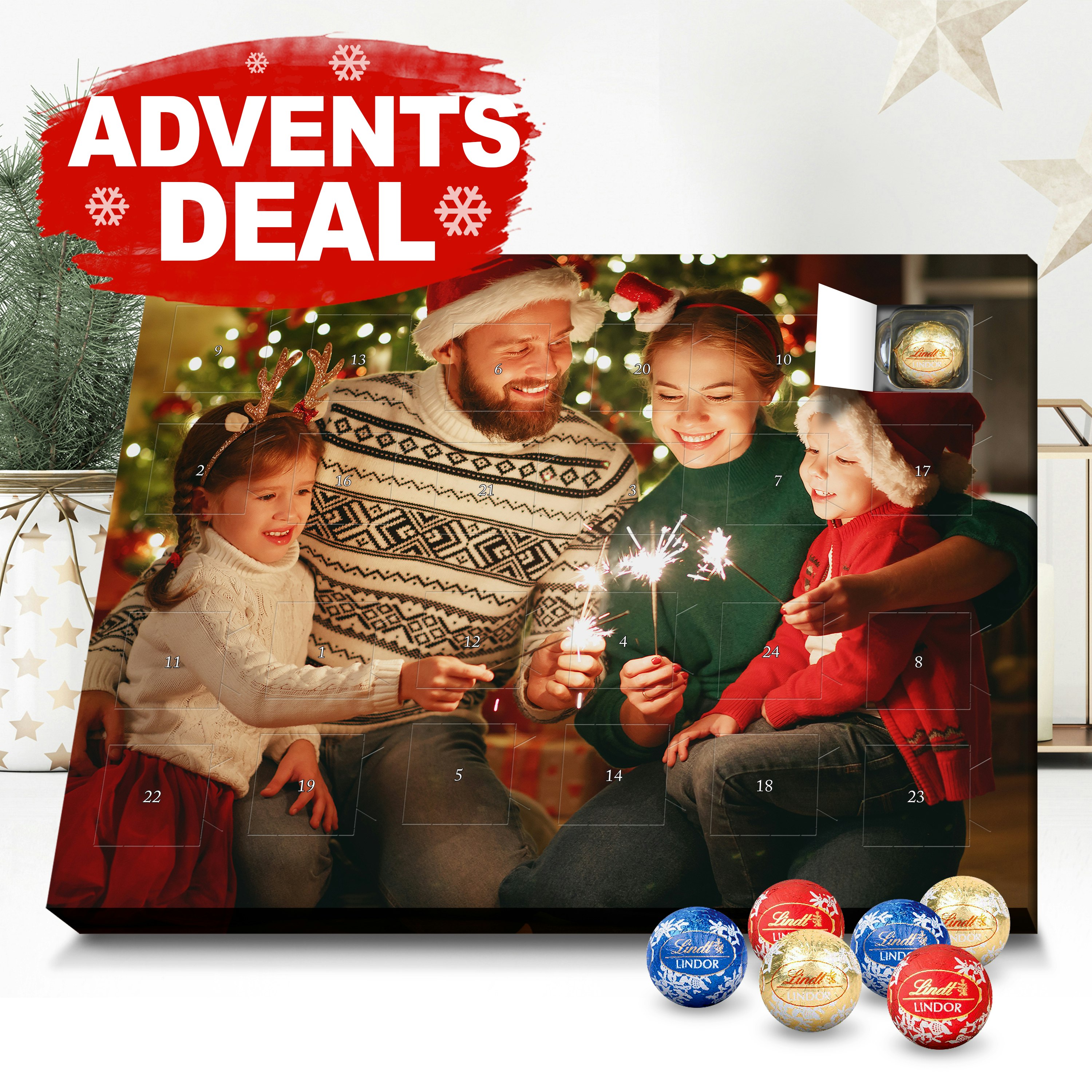 Adventskalender mit Fotos